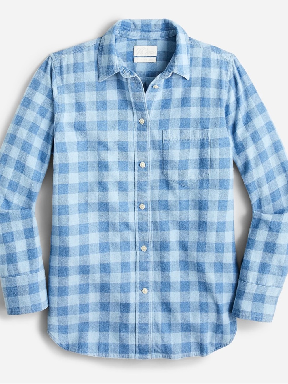 J.Crew Classic-fit shirt in indigo buffalo check 6